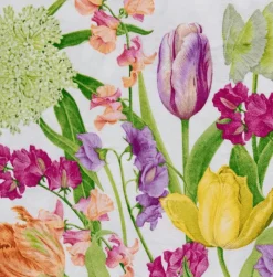 Caspari Paper Dinner Napkins|Spring Flower Show Dinner Napkins - 20 Per Package