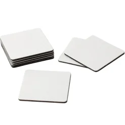 Caspari Cocktail Party|Easter|Square Lizard Coasters in Ivory - 8 Per Box