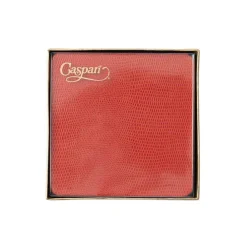 Caspari Mother'S Day|Thanksgiving|Square Lizard Coasters in Orange - 8 Per Box
