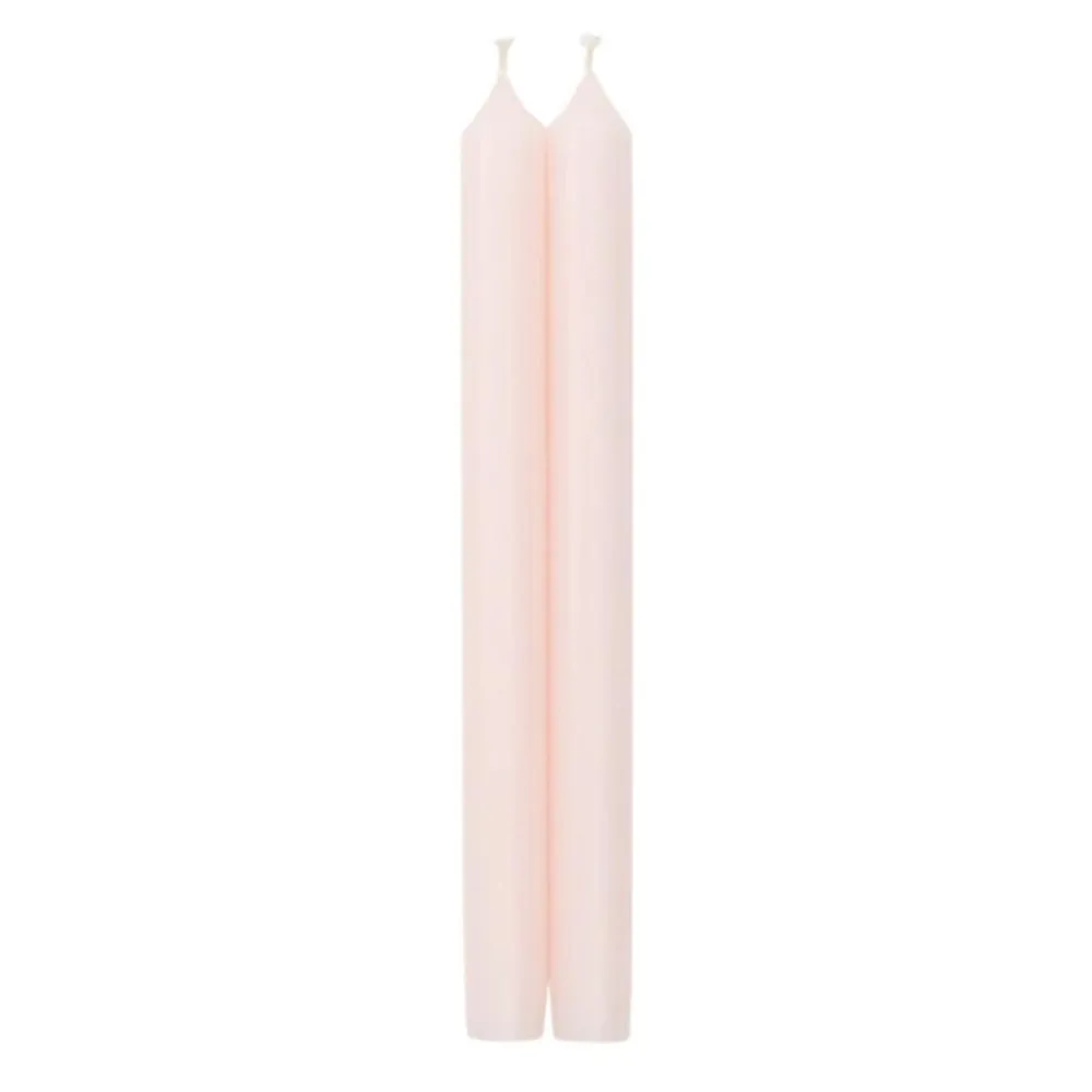 Caspari Bridal Shower|Baby Shower|Straight Taper 10" Candles in Petal Pink - 2 Candles Per Package