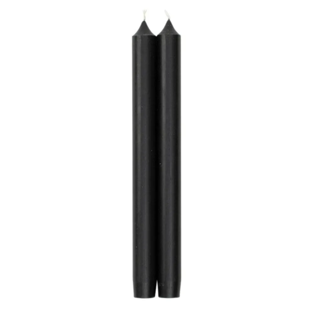 Caspari Engagement Party|Valentine'S Day|Straight Taper 10" Candles in Black - 4 Candles