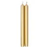 Caspari Holiday Taper Candles|Engagement Party|Straight Taper 10" Candles in Gold - 4 Candles