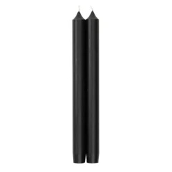 Caspari Valentine'S Day|Engagement Party|Straight Taper 10" Candles in Black - 2 Candles Per Package