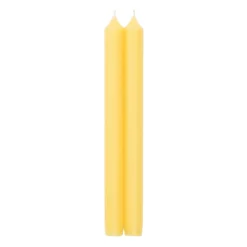 Caspari Easter|Taper Candles|Straight Taper 10" Candles in Yellow - 2 Candles Per Package, 3 Packages Included