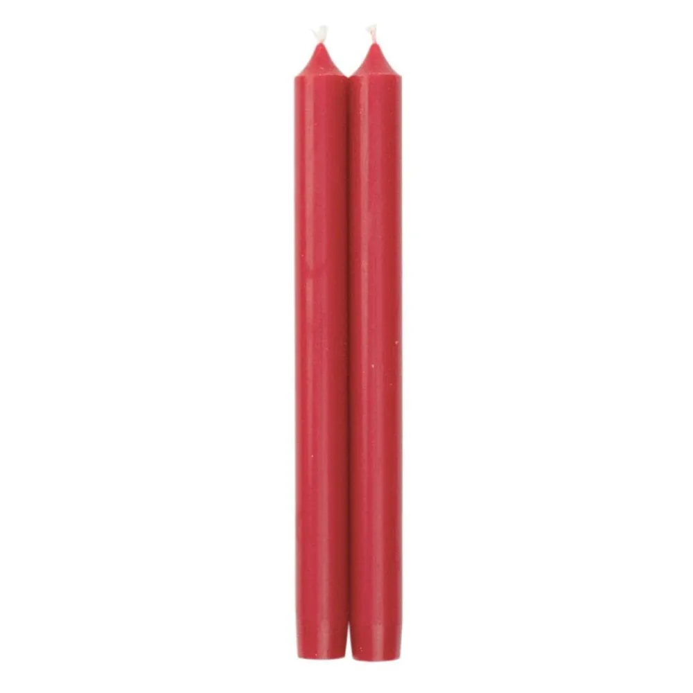 Caspari Holiday Taper Candles|Valentine'S Day|Straight Taper 10" Candles in Red - 2 Candles Per Package, 3 Packages Included