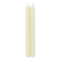 Caspari Holiday Taper Candles|Engagement Party|Straight Taper 10" Candles in Ivory - 2 Candles Per Package