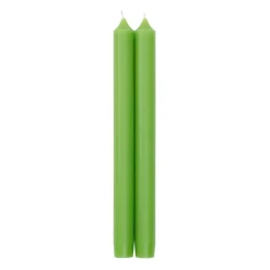 Caspari Easter|Taper Candles|Straight Taper 10" Candles in Spring Green - 2 Candles Per Package, 3 Packages Included