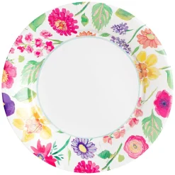 Caspari Bridal Shower|Paper Dinner Plates|Summertime Dinner Plates - 8 Per Package