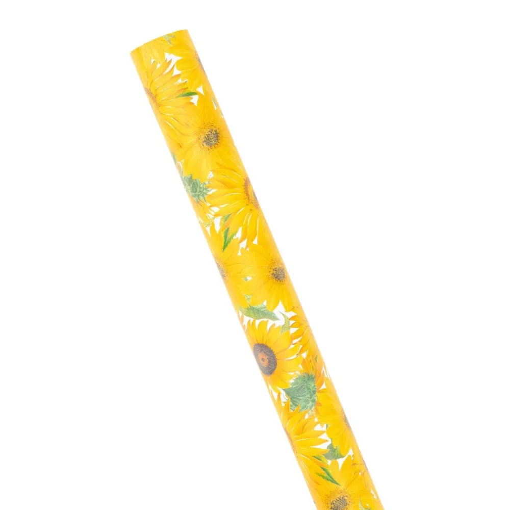 Caspari Bridal Shower|Wrapping Paper|Sunflowers Gift Wrapping Paper - 30" x 8' Roll