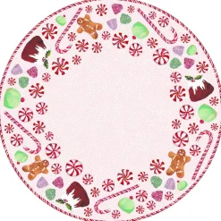 Caspari Christmas Placemats & Coasters|Sweets Paper Placemats - includes 12 Paper Placemats