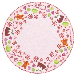 Caspari Christmas Placemats & Coasters|Sweets Paper Placemats - includes 12 Paper Placemats