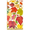 Caspari Paper Guest Towels|Swirling Leaves White Guest Towels - includes 15 Guest Towels