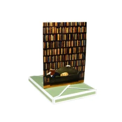 Caspari Note Cards|The Library Boxed Note Cards - 8 Cards and 8 Envelopes per Package