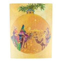 Caspari Christmas And Holiday Cards|Boxed Holiday Cards|Three Kings Ornament Classic Boxed Christmas Cards - includes 15 cards & envelopes