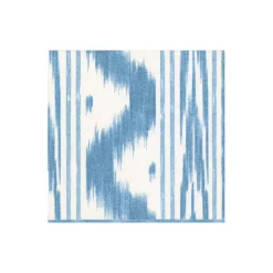 Caspari Boxed Cocktail Napkins|Toile De Nantes Blue Paper Linen Boxed Cocktail Napkins - 15 Per Package