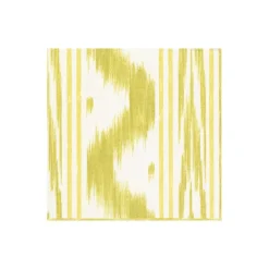 Caspari Boxed Cocktail Napkins|Toile De Nantes Yellow Paper Linen Boxed Cocktail Napkins - 15 Per Package