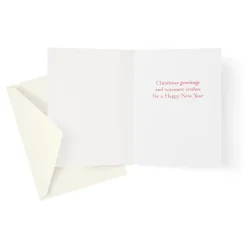 Caspari Christmas And Holiday Cards|Boxed Holiday Cards|Topiary Stag Classic Boxed Christmas Cards - includes 15 cards & envelopes