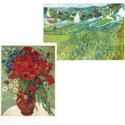 Caspari Note Cards|Van Gogh Boxed Note Cards - 8 Note Cards & 8 Envelopes