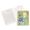 Caspari Bridge|Van Gogh Irises Bridge Tally Sheets - 12 Per Package