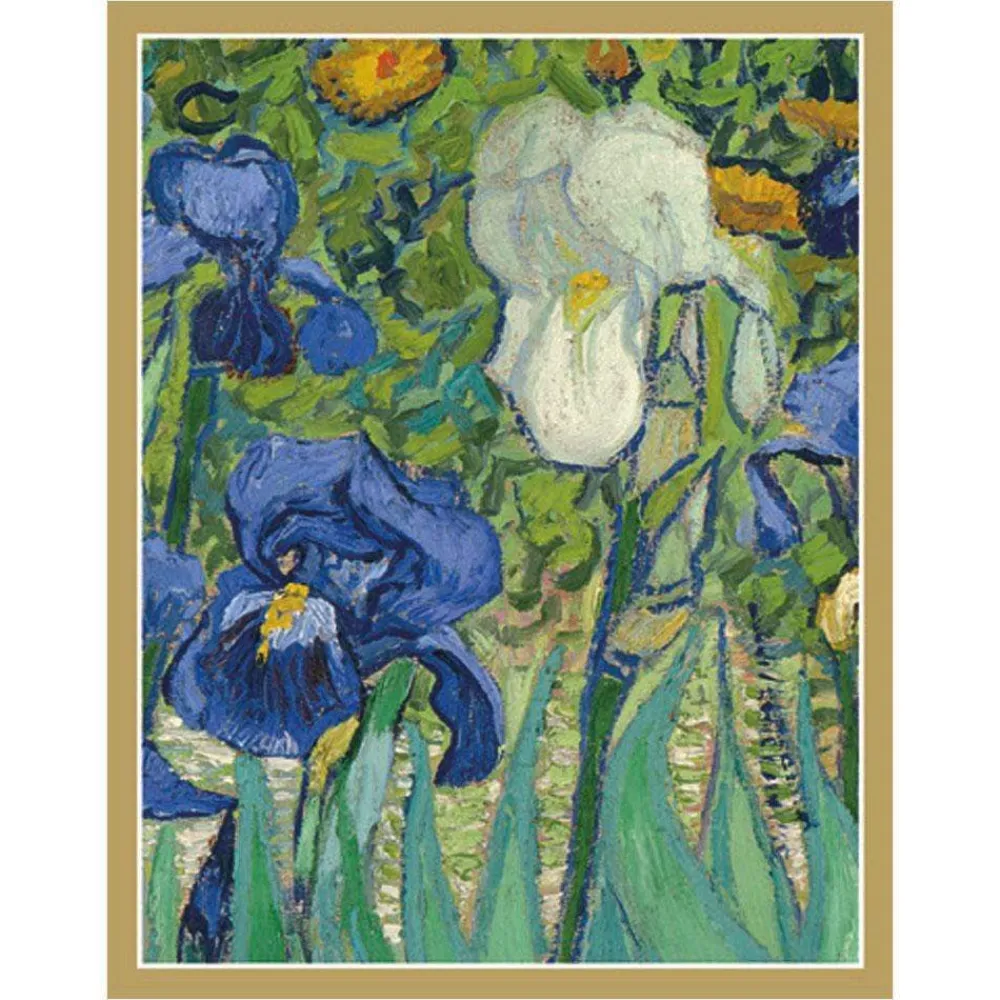 Caspari Bridge|Van Gogh Irises Bridge Tally Sheets - 12 Per Package