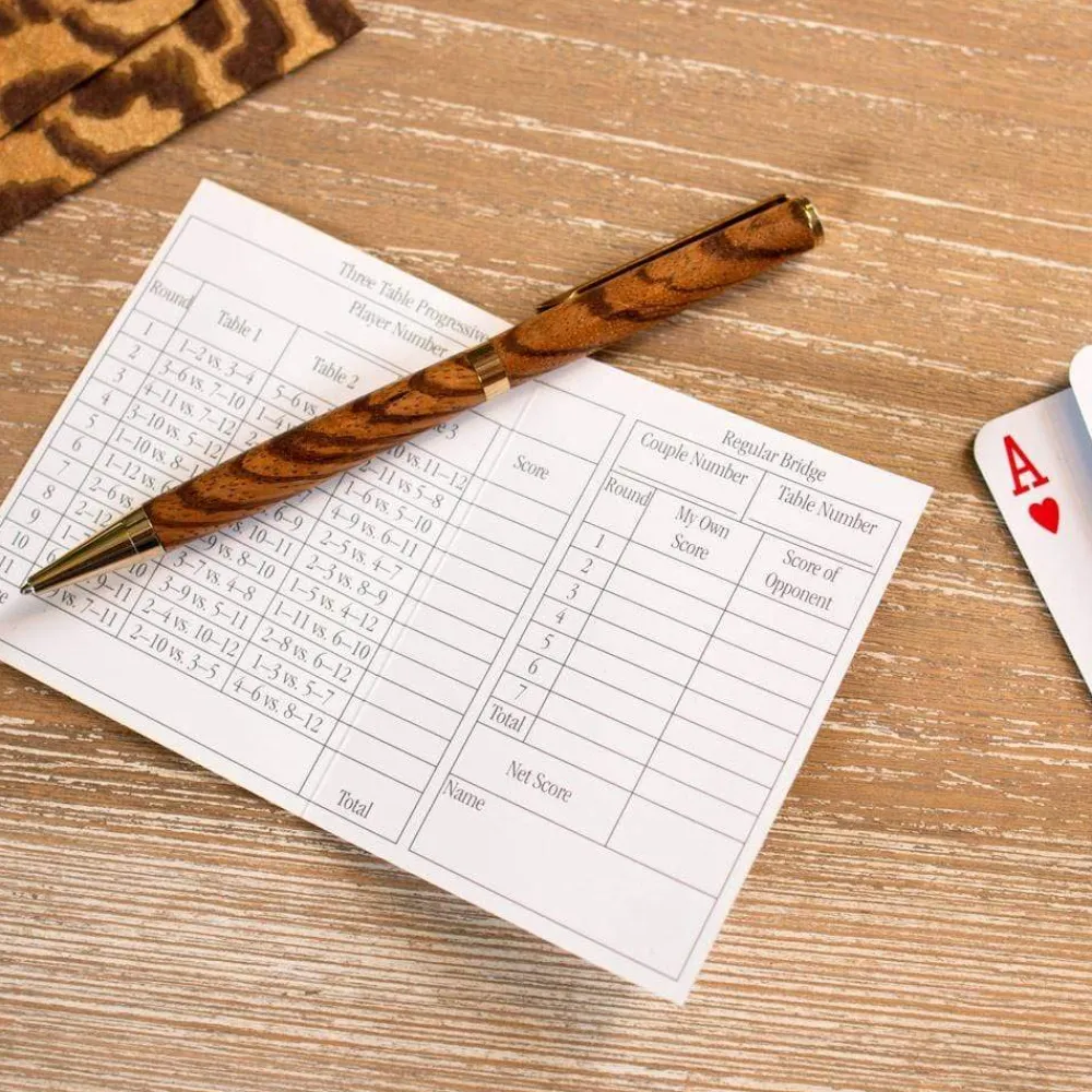 Caspari Bridge|Van Gogh Irises Bridge Tally Sheets - 12 Per Package