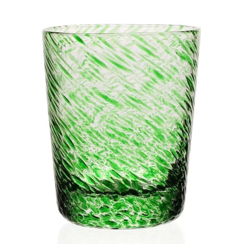 William Yeoward Halloween|Bar Drinkware|Vanessa Old Fashioned Tumbler in Forest Green