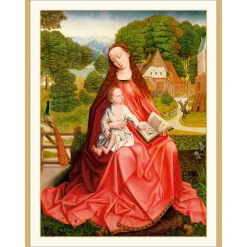 Caspari Christmas And Holiday Cards|Boxed Holiday Cards|Virgin And Child In A Garden Classic Boxed Christmas Cards - includes 15 cards & envelopes