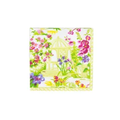 Caspari Bridal Shower|Paper Cocktail Napkins|Wedding Gazebo Cocktail Napkins - 20 Per Package