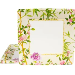 Caspari Paper Dinner Plates|Wellington Ivory Dinner Plates - 8 Per Package