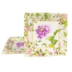 Caspari Paper Salad And Dessert Plates|Wellington Ivory Salad & Dessert Plates - 8 Per Package