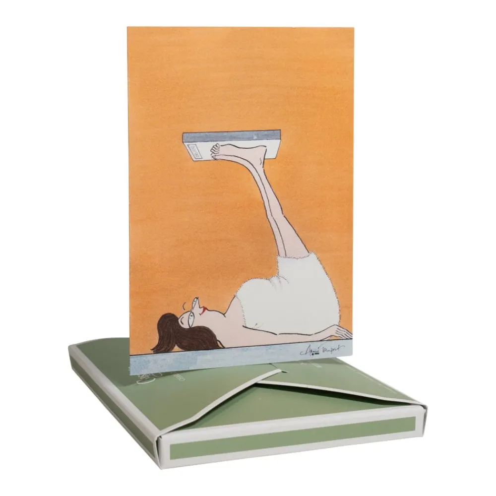 Caspari Note Cards|Whichever Angle Suits Boxed Note Cards - 8 Note Cards & 8 Envelopes