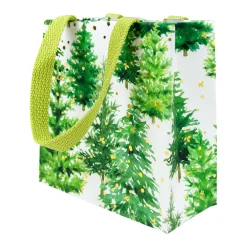 Caspari Christmas Gift & Bottle Bags|Gift & Bottle Bags|White Christmas Gift Bags - 1 Each