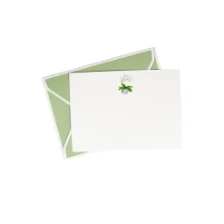 Caspari Correspondence Cards|White Orchid Correspondence Cards - 12 Card & Envelopes