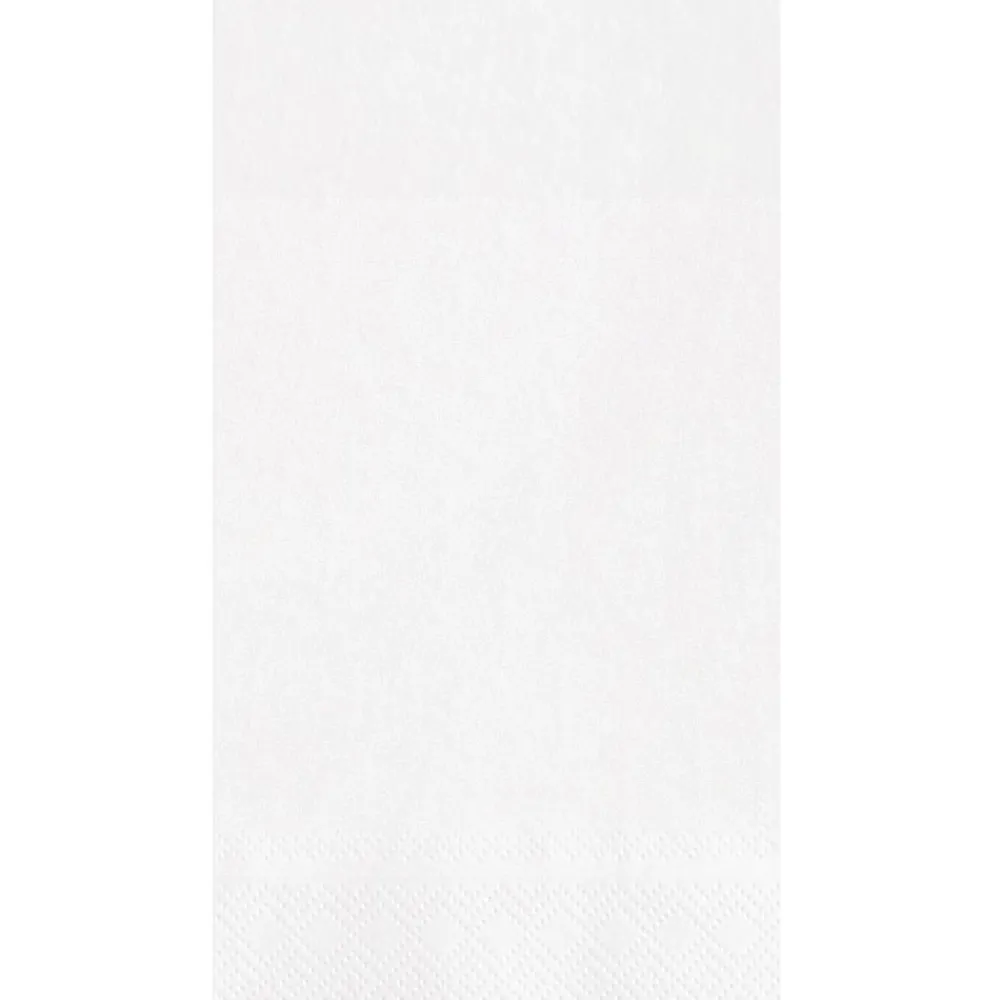 Caspari Christmas Napkins|Engagement Party|White Pearl Paper Guest Towel Napkins - 15 Per Package
