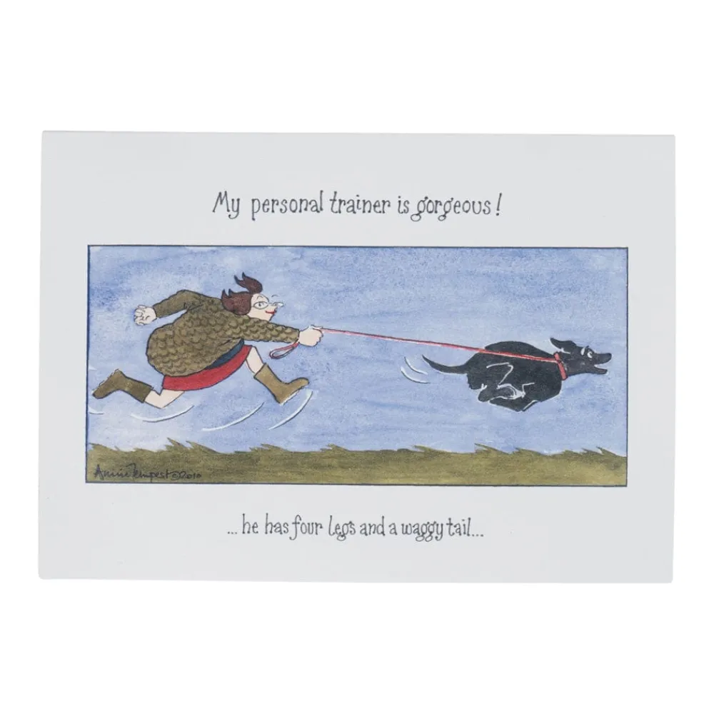 Caspari Note Cards|Who's Walking Who? Boxed Note Cards - 8 Note Cards & 8 Envelopes