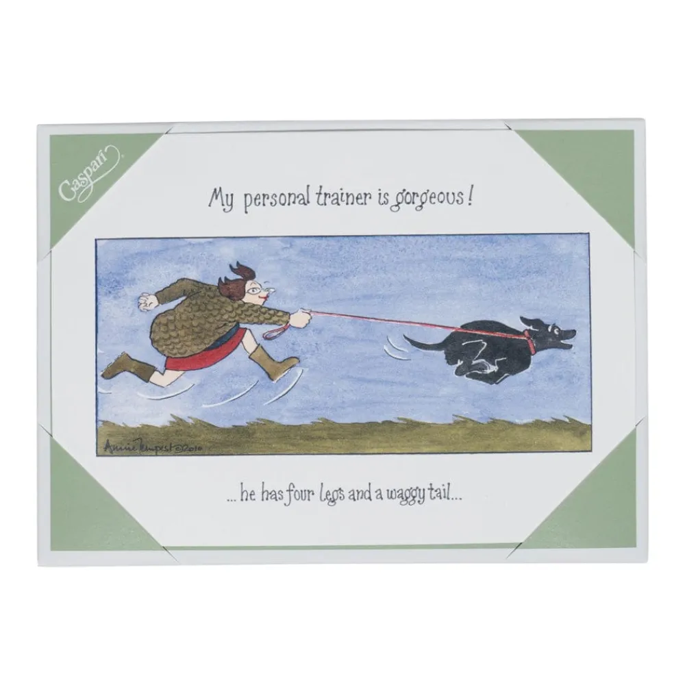 Caspari Note Cards|Who's Walking Who? Boxed Note Cards - 8 Note Cards & 8 Envelopes