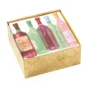 Caspari Boxed Cocktail Napkins|Wine Bottles Boxed Paper Cocktail Napkins - 40 Per Box