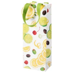 Caspari Gift & Bottle Bags|With A Twist Wine & Bottle Gift Bags - 1 Each