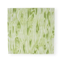 Caspari Paper Luncheon Napkins|Woodgrain Moss Green Luncheon Napkins - 20 Per Package