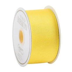Caspari Ribbons & Bows|Yellow Wired Ribbon - 8 Yard Spool
