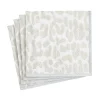 Caspari Valentine'S Day|Paper Cocktail Napkins|Zanzibar Paper Cocktail Napkins in Silver - 20 Per Package