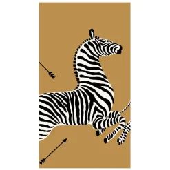 Caspari New Year'S|Paper Guest Towels|Zebras Gold Guest Towel Napkins - 15 Per Package