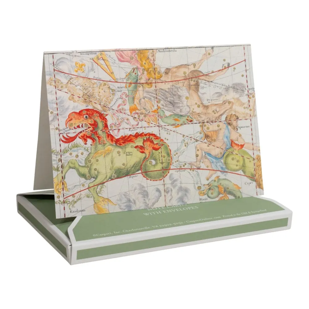Caspari Note Cards|Zodiac Boxed Note Cards - 8 Note Cards & 8 Envelopes